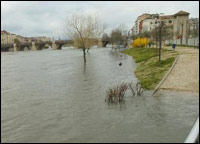El Ebro se desborda